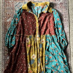 Easel Patchwork Dress